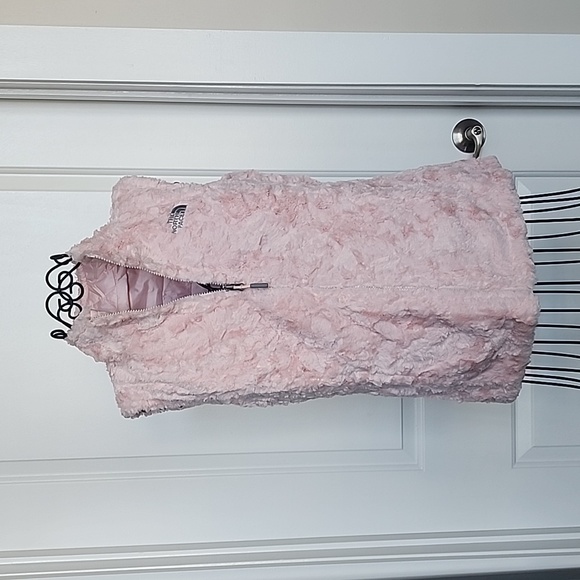 The North Face vest, pink. Reversible! - Picture 3 of 4